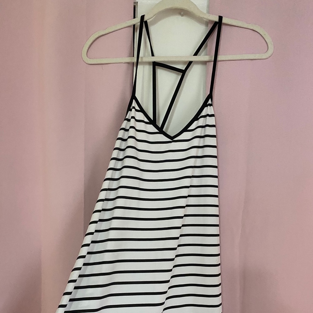 Cute White and Black Dress